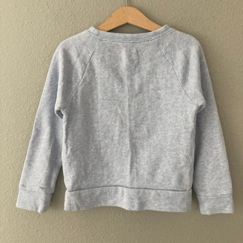 Crewcuts Embellished 3D Flower Sweatshirt - Blue - 4/5 - Picture 5 of 6